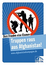 DFG-VK-Aufkleber Afghanistankampagne